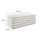 Modway Mezzo Boucle Upholstered Storage Bench FredCo