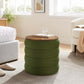 Modway Mezzo Round Performance Velvet Storage Ottoman FredCo