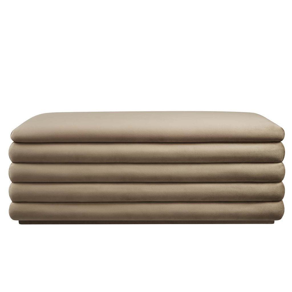 Modway Mezzo Upholstered Performance Velvet Storage Bench FredCo