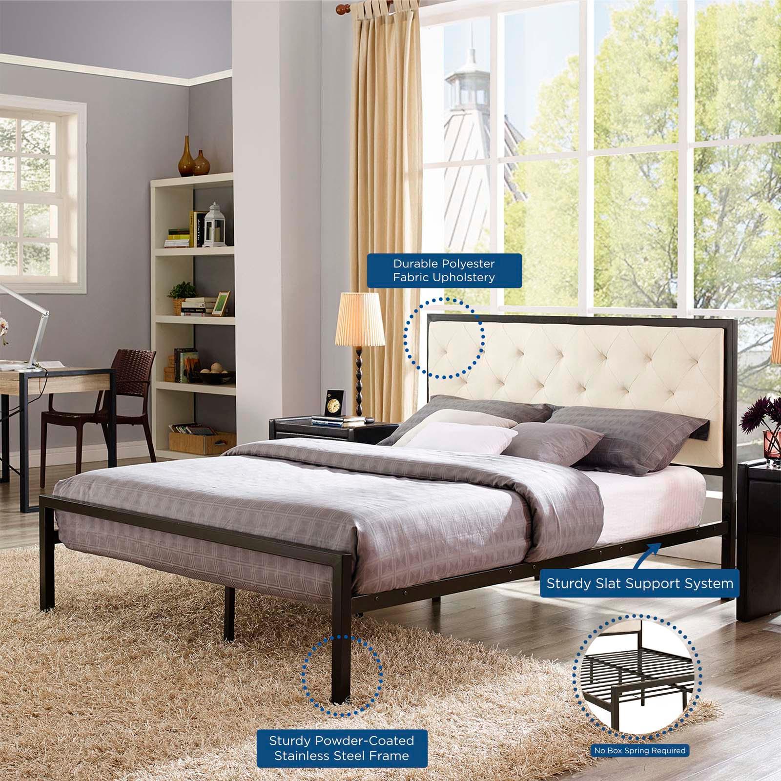 Modway Mia Queen Fabric Bed FredCo