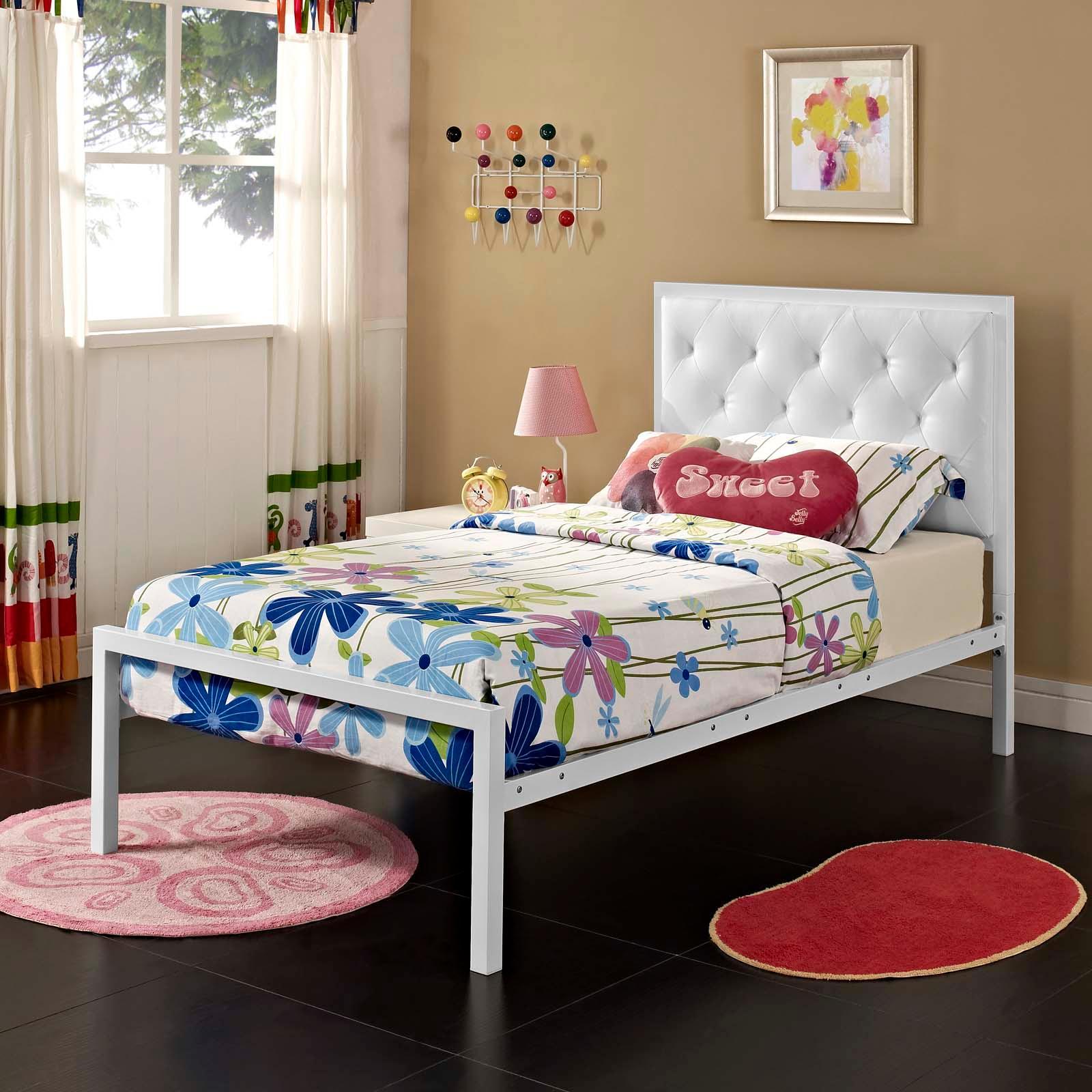 Modway Mia Twin Vinyl Bed FredCo