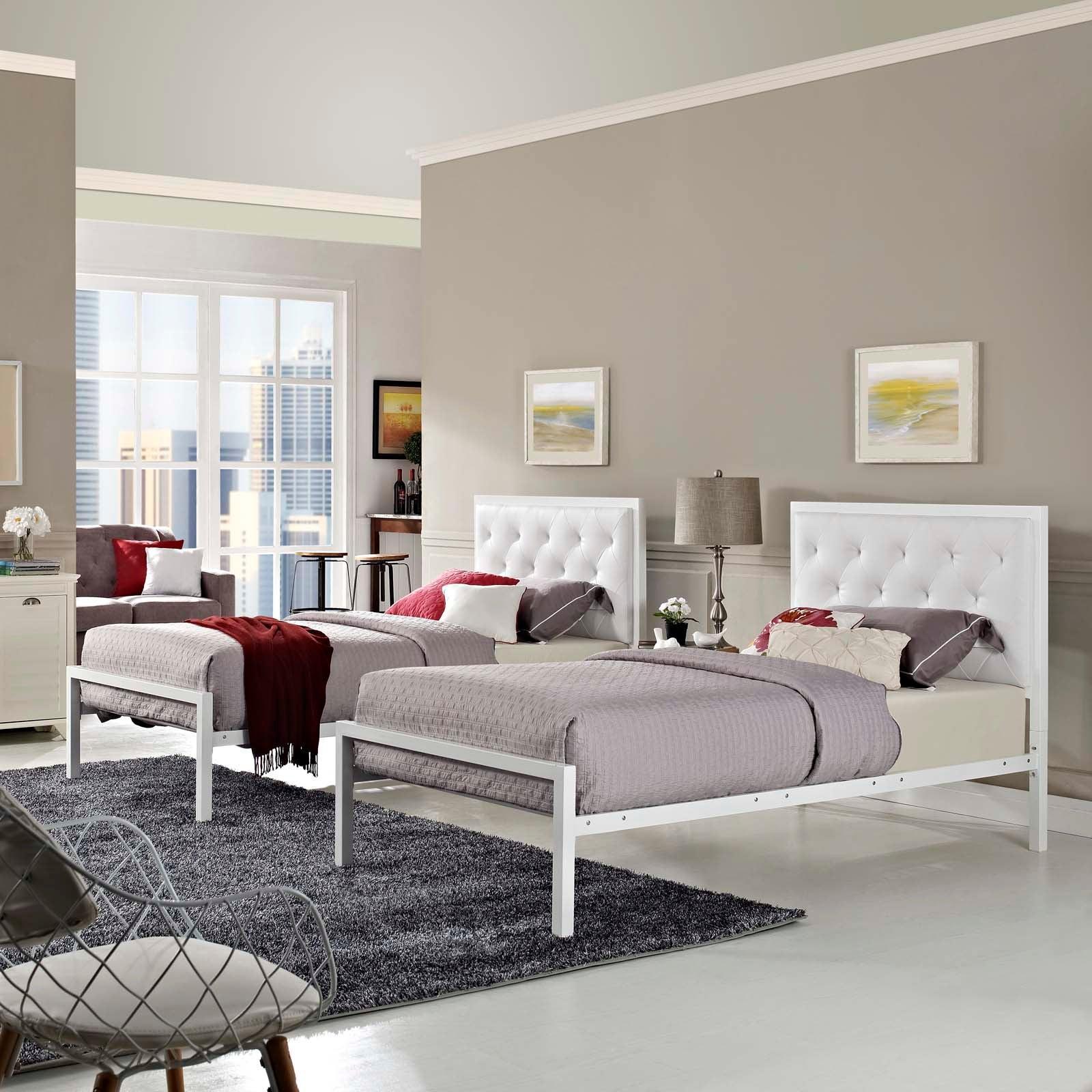 Modway Mia Twin Vinyl Bed FredCo
