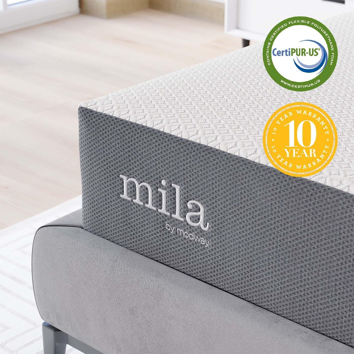 Modway Mila 10" Queen Mattress FredCo