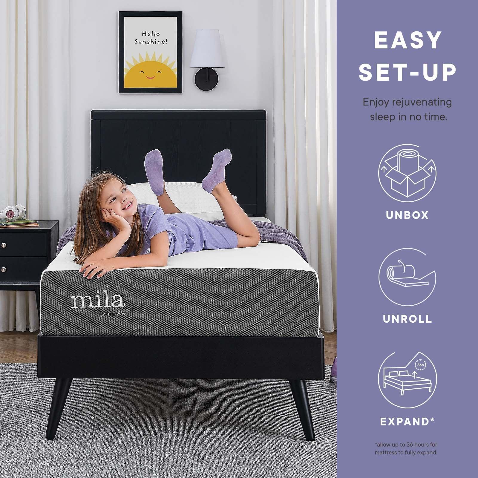 Modway Mila 8" Twin Mattress FredCo