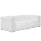 Modway Mingle 2 Piece Upholstered Fabric Sectional Sofa Set FredCo