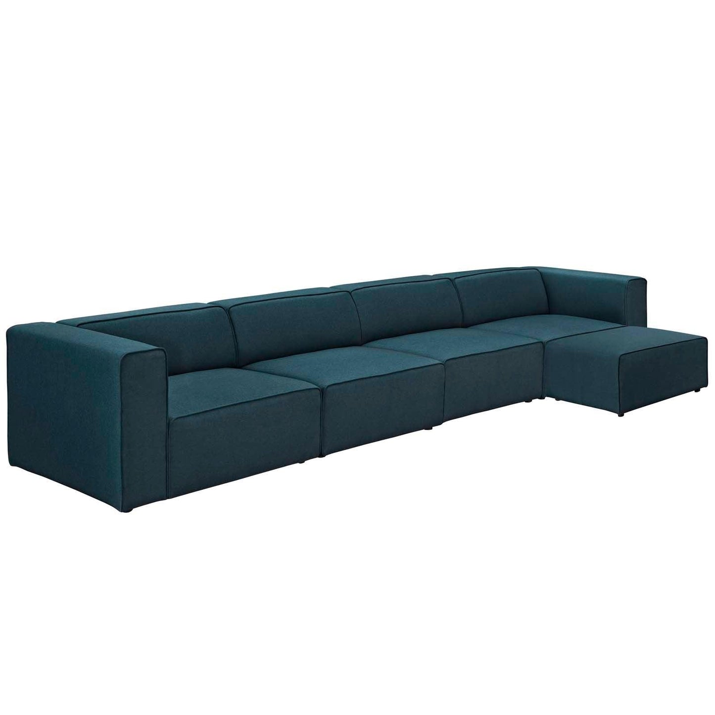 Modway Mingle 5 Piece Upholstered Fabric Sectional Sofa Set, EEI-2833 FredCo