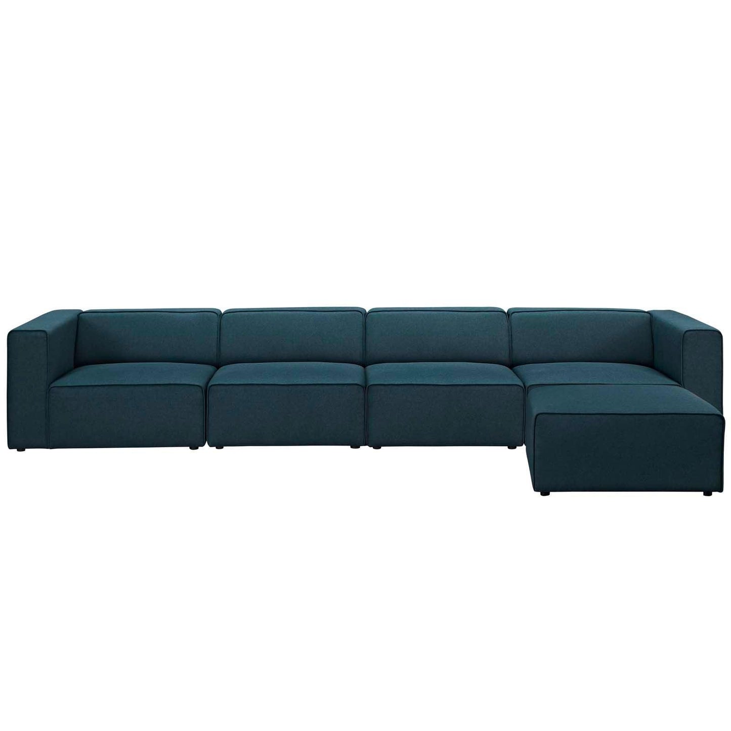 Modway Mingle 5 Piece Upholstered Fabric Sectional Sofa Set, EEI-2833 FredCo