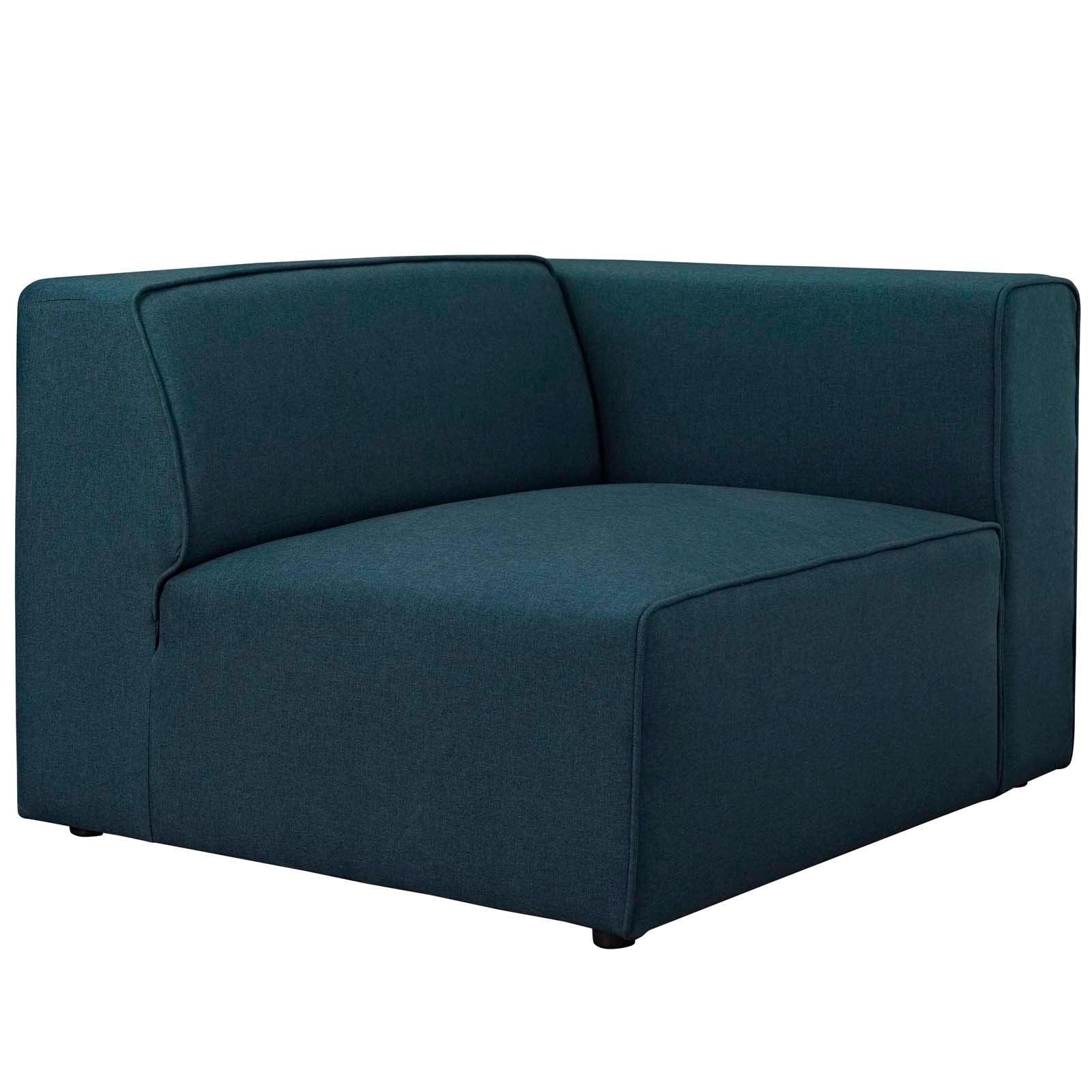 Modway Mingle 7 Piece Upholstered Fabric Sectional Sofa Set FredCo