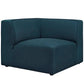 Modway Mingle 7 Piece Upholstered Fabric Sectional Sofa Set FredCo