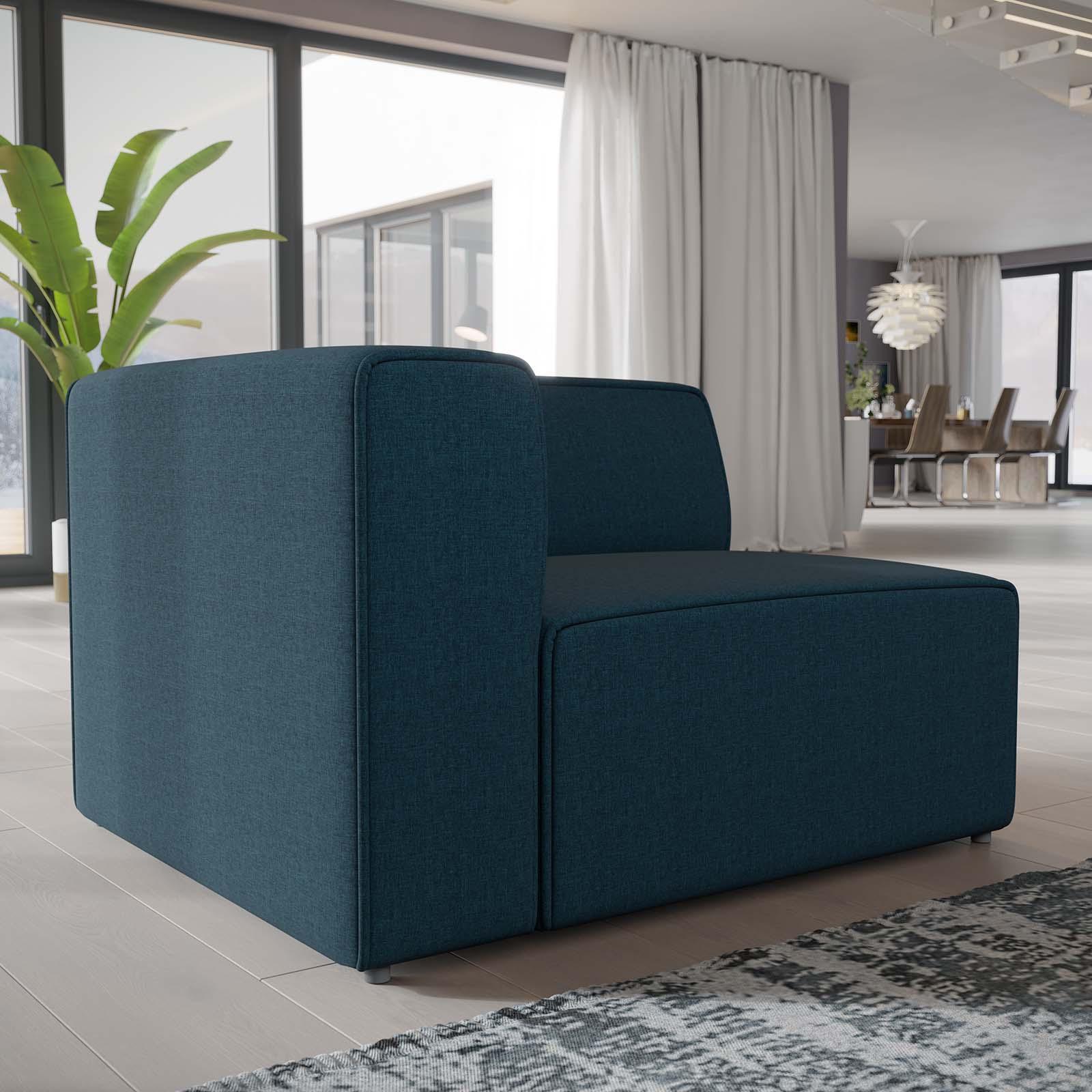 Modway Mingle Fabric Left-Facing Sofa FredCo