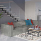 Modway Mingle Vegan Leather 3-Piece Sectional Sofa FredCo
