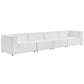 Modway Mingle Vegan Leather 4-Piece Sectional Sofa FredCo