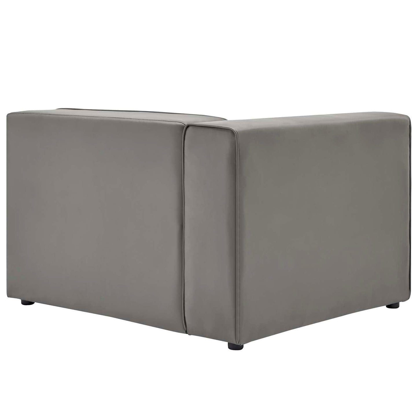 Modway Mingle Vegan Leather 4-Piece Sectional Sofa FredCo