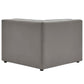 Modway Mingle Vegan Leather 5-Piece Sectional Sofa FredCo