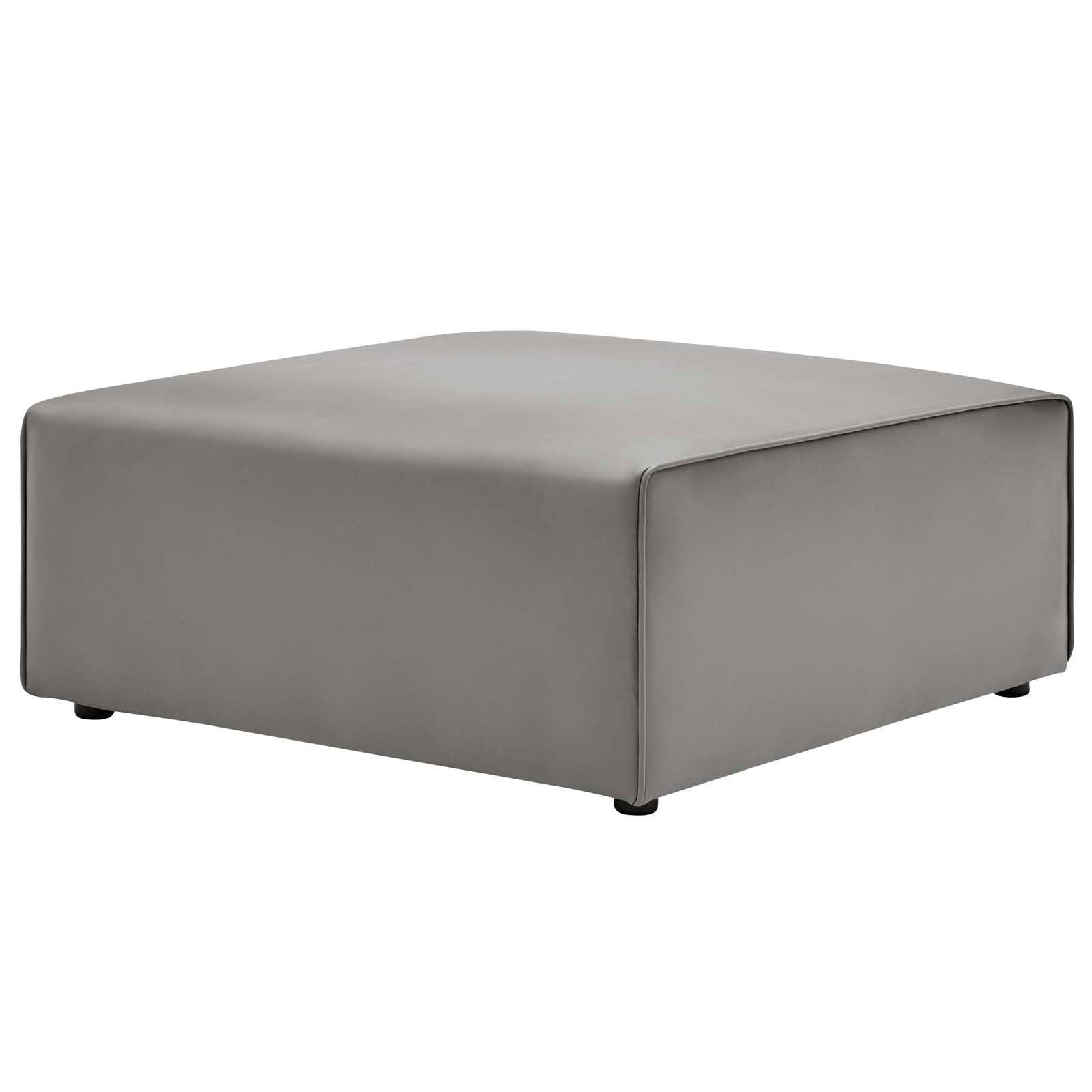 Modway Mingle Vegan Leather 8-Piece Sectional Sofa Set FredCo