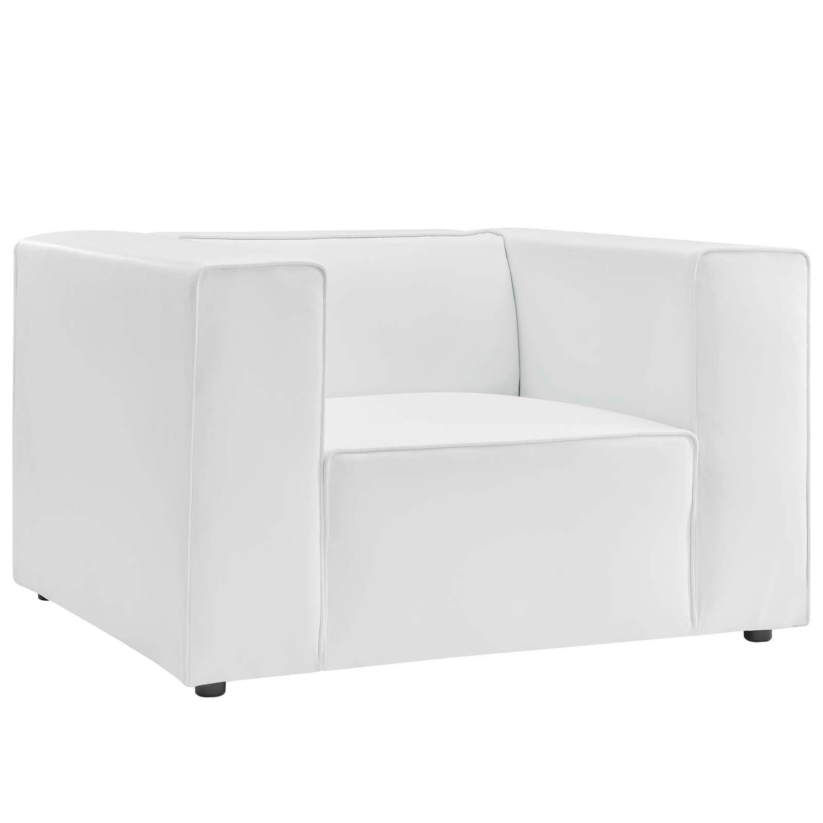 Modway Mingle Vegan Leather Armchair FredCo