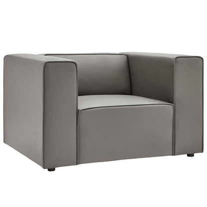 Modway Mingle Vegan Leather Armchair FredCo
