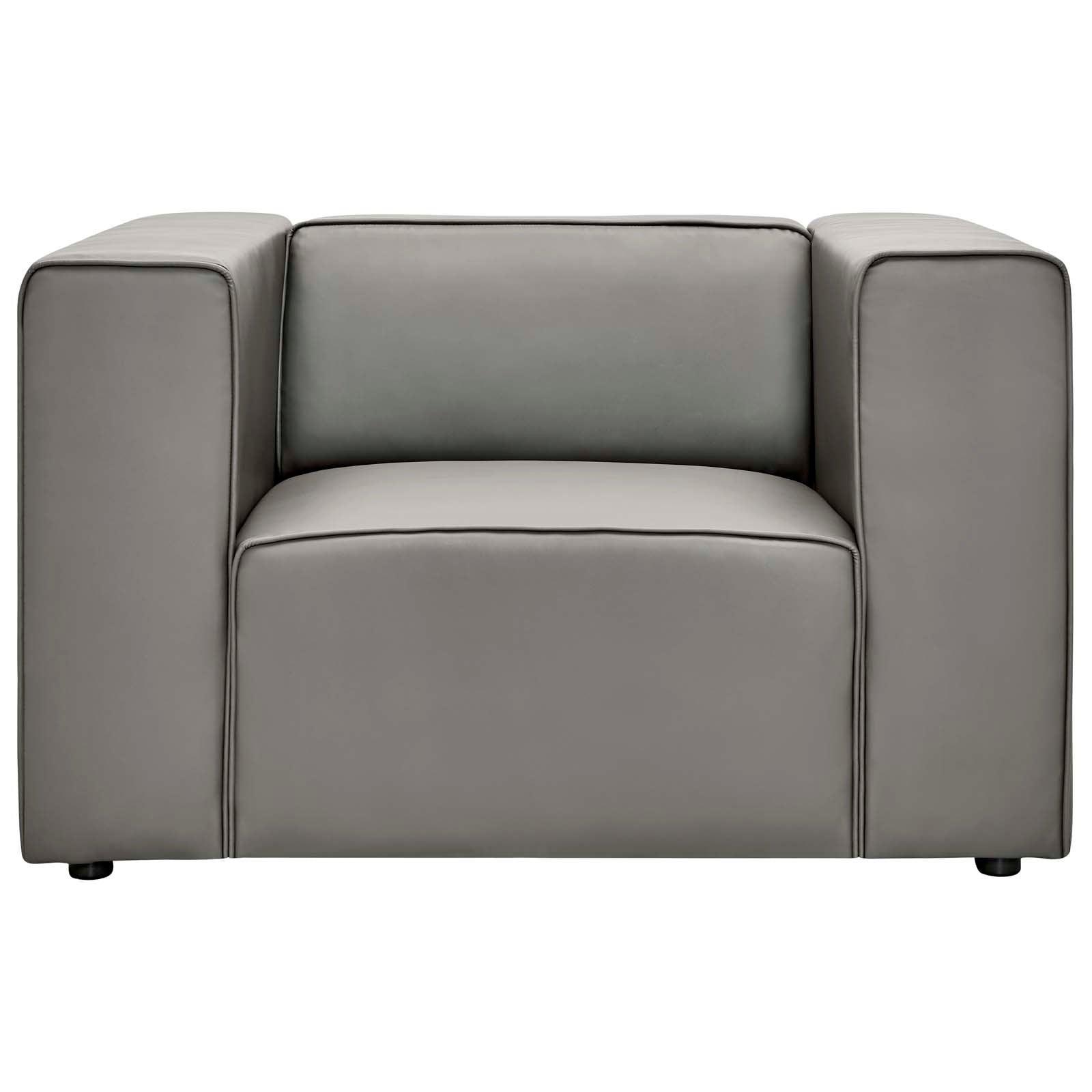 Modway Mingle Vegan Leather Armchair FredCo