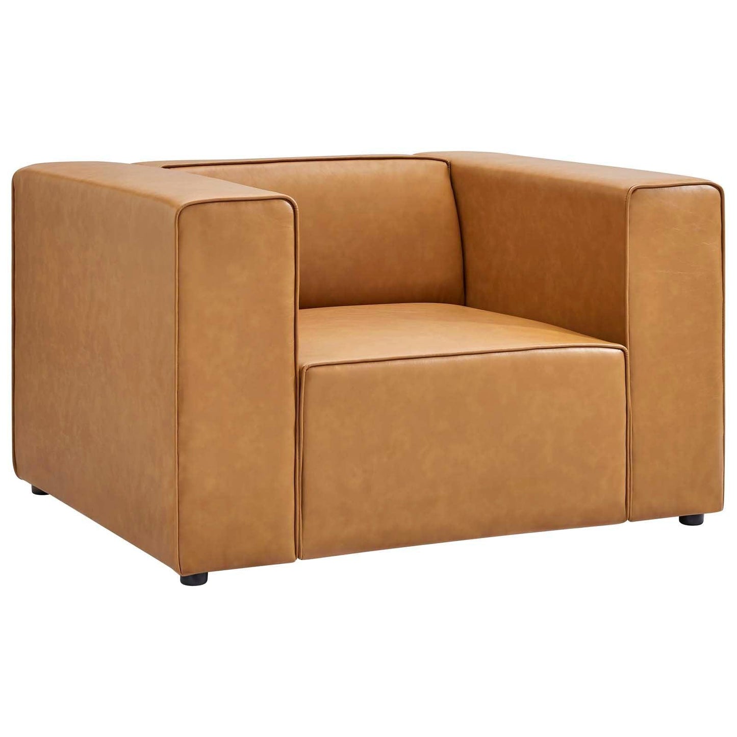 Modway Mingle Vegan Leather Armchair FredCo