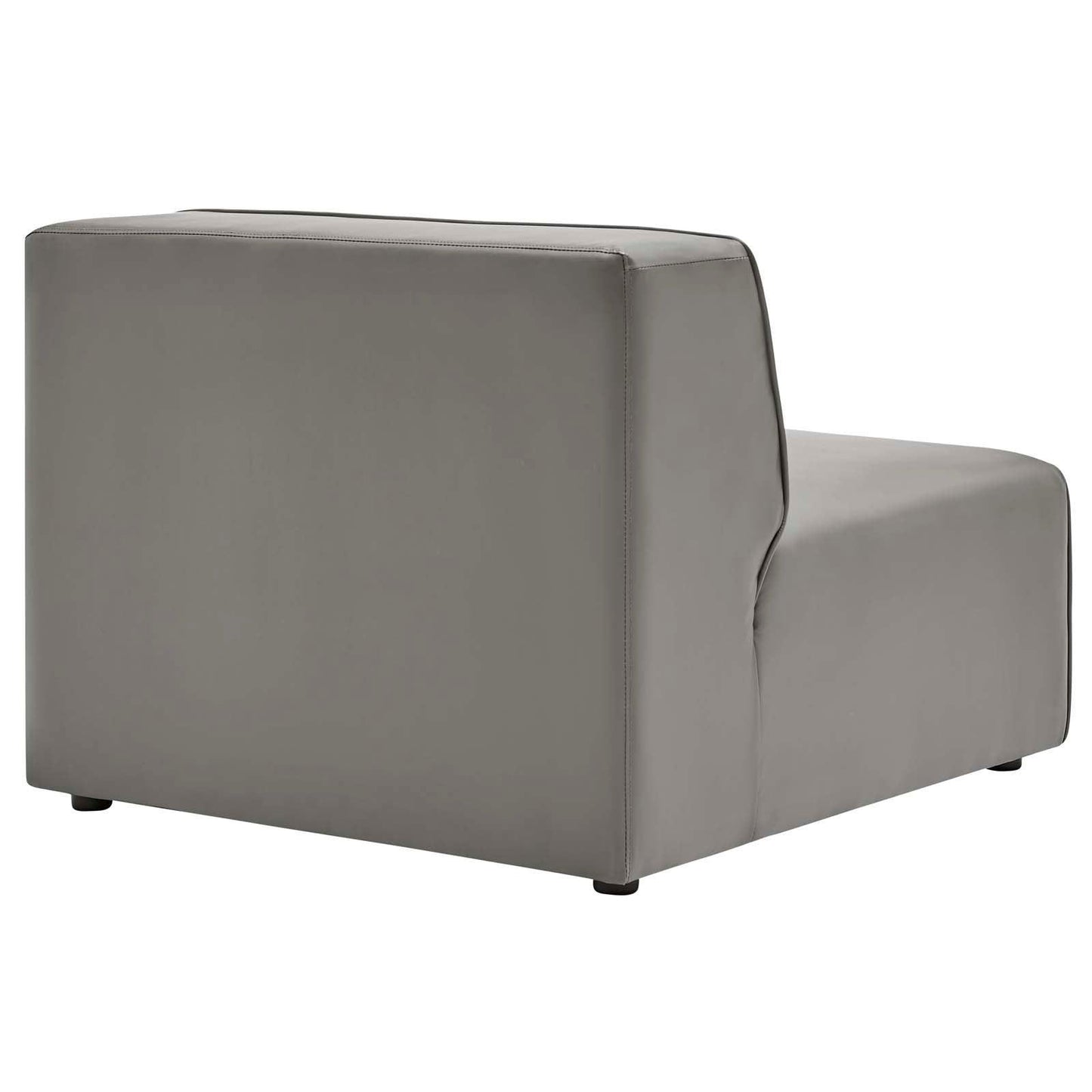 Modway Mingle Vegan Leather Armless Chair FredCo