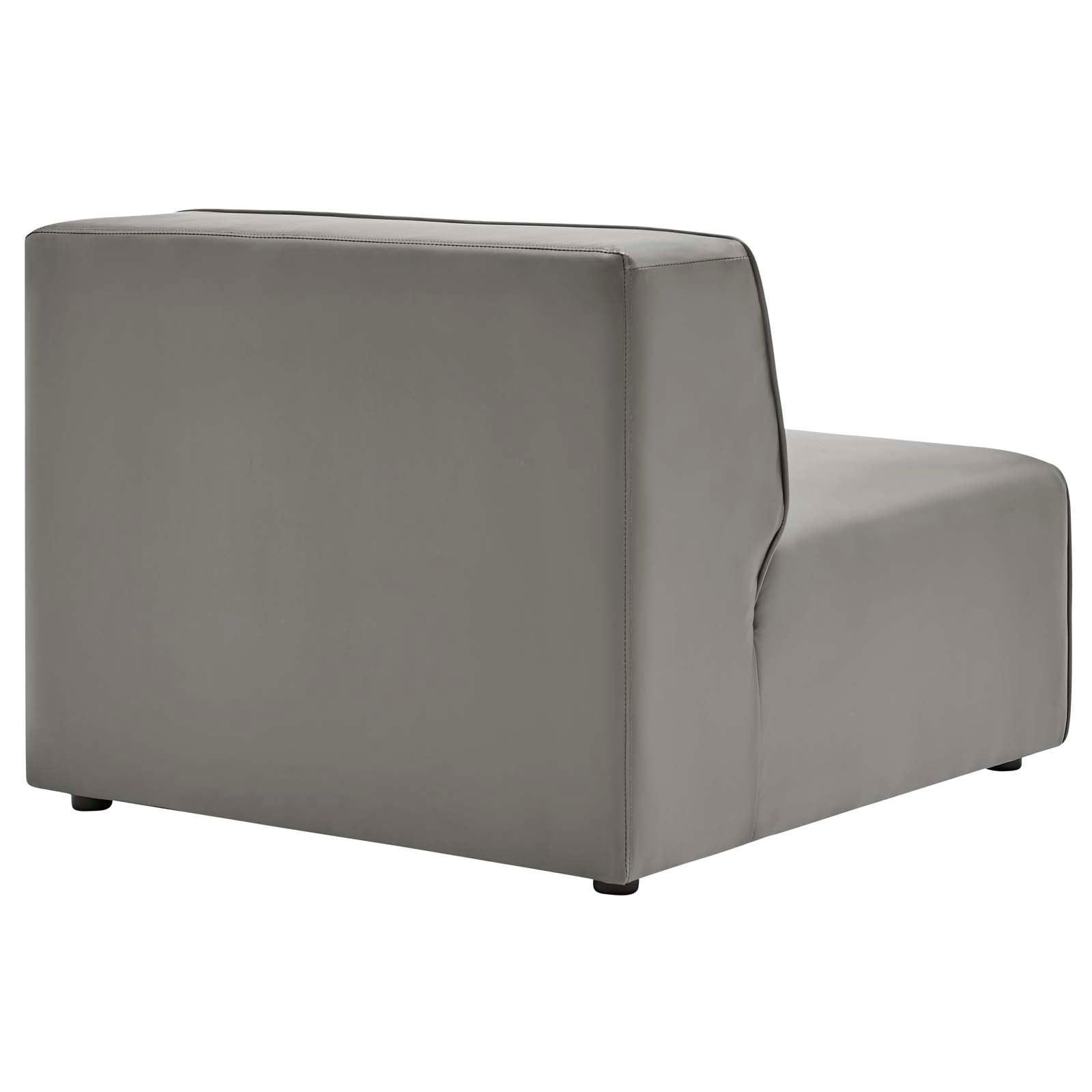 Modway Mingle Vegan Leather Armless Chair FredCo