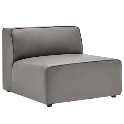 Modway Mingle Vegan Leather Armless Chair FredCo
