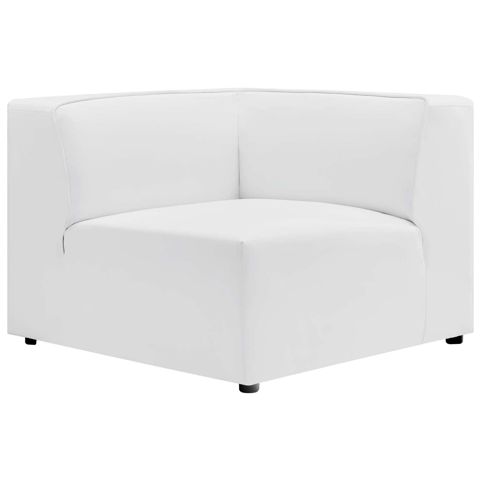 Modway Mingle Vegan Leather Corner Chair FredCo