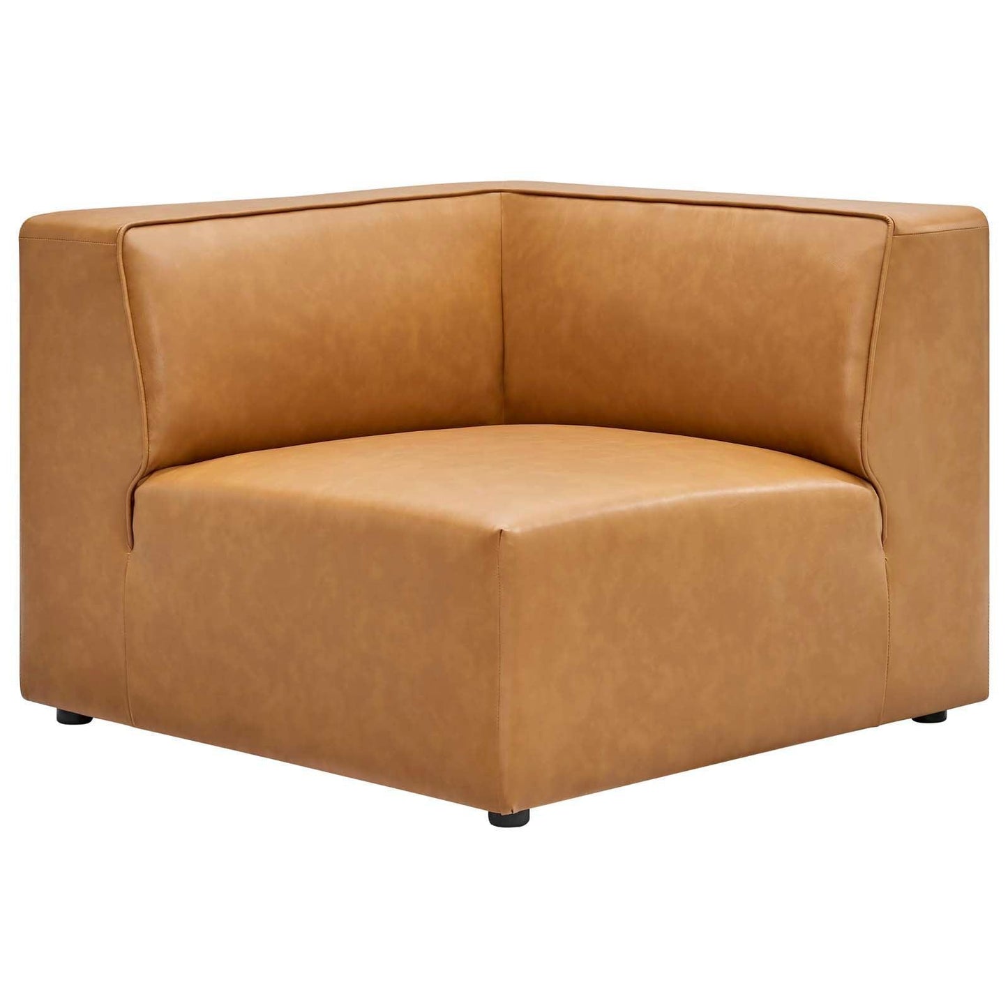 Modway Mingle Vegan Leather Corner Chair FredCo