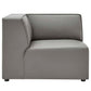 Modway Mingle Vegan Leather Corner Chair FredCo