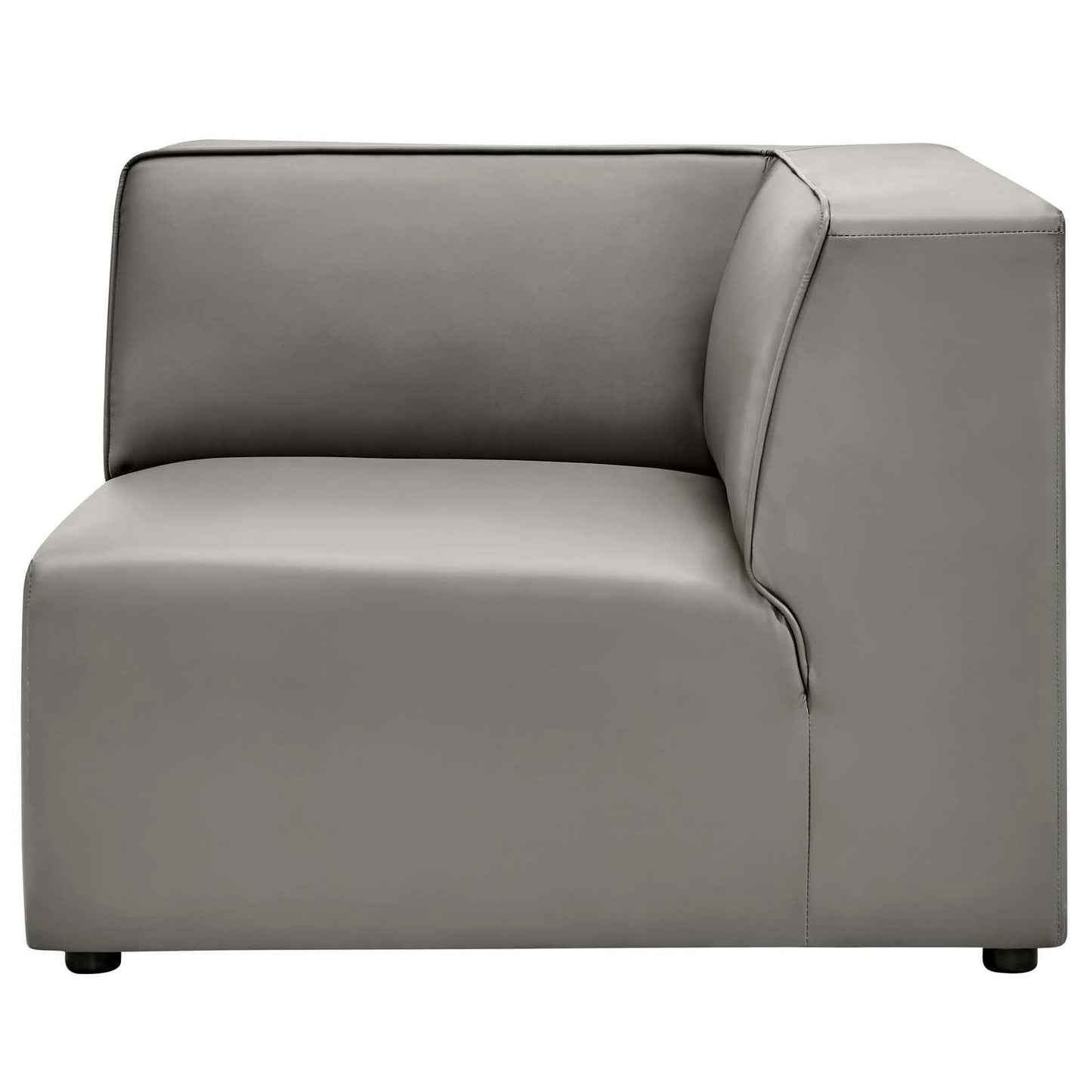 Modway Mingle Vegan Leather Corner Chair FredCo