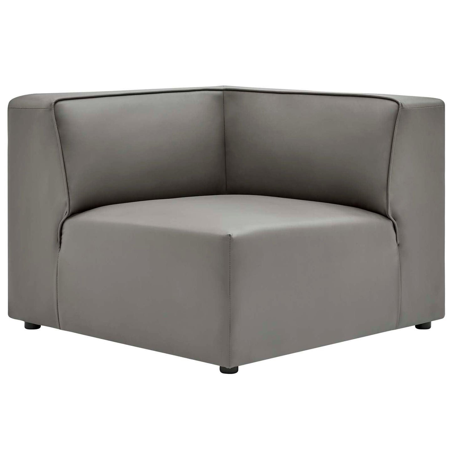 Modway Mingle Vegan Leather Corner Chair FredCo