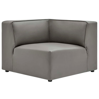 Modway Mingle Vegan Leather Corner Chair FredCo