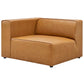 Modway Mingle Vegan Leather Left-Arm Chair FredCo
