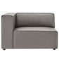 Modway Mingle Vegan Leather Left-Arm Chair FredCo