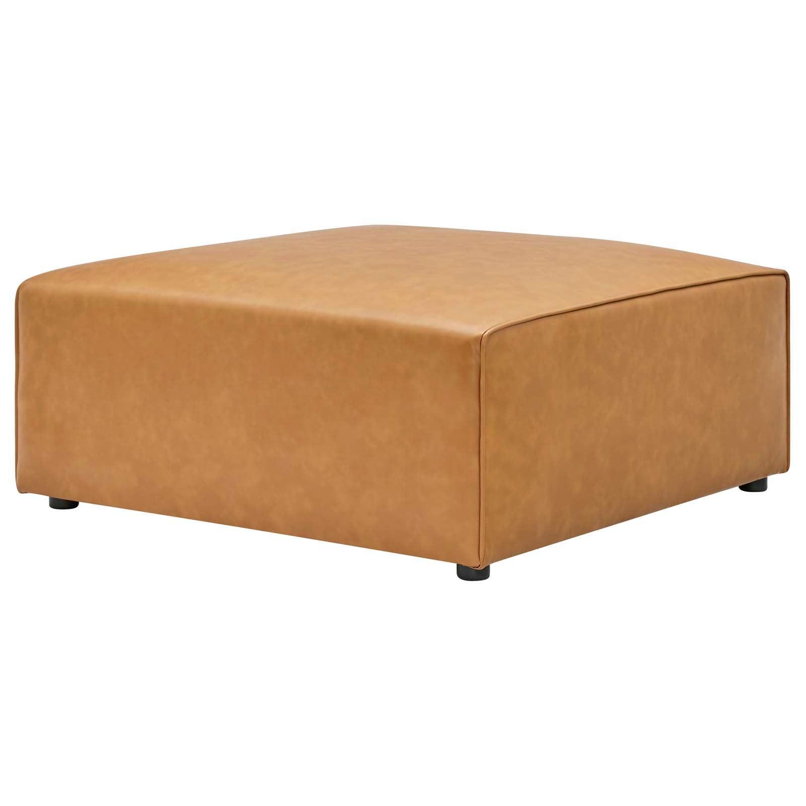 Modway Mingle Vegan Leather Ottoman FredCo