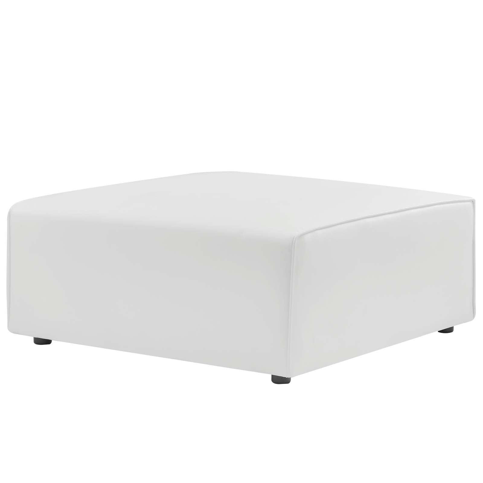 Modway Mingle Vegan Leather Ottoman FredCo