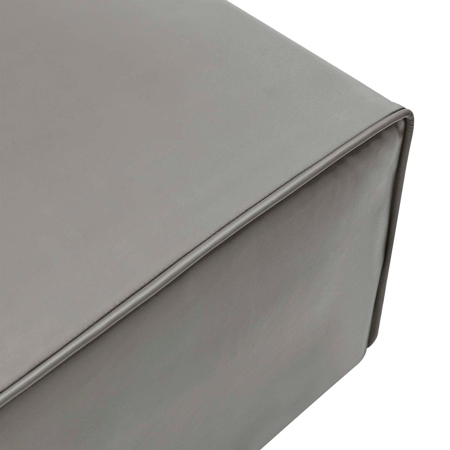 Modway Mingle Vegan Leather Ottoman FredCo