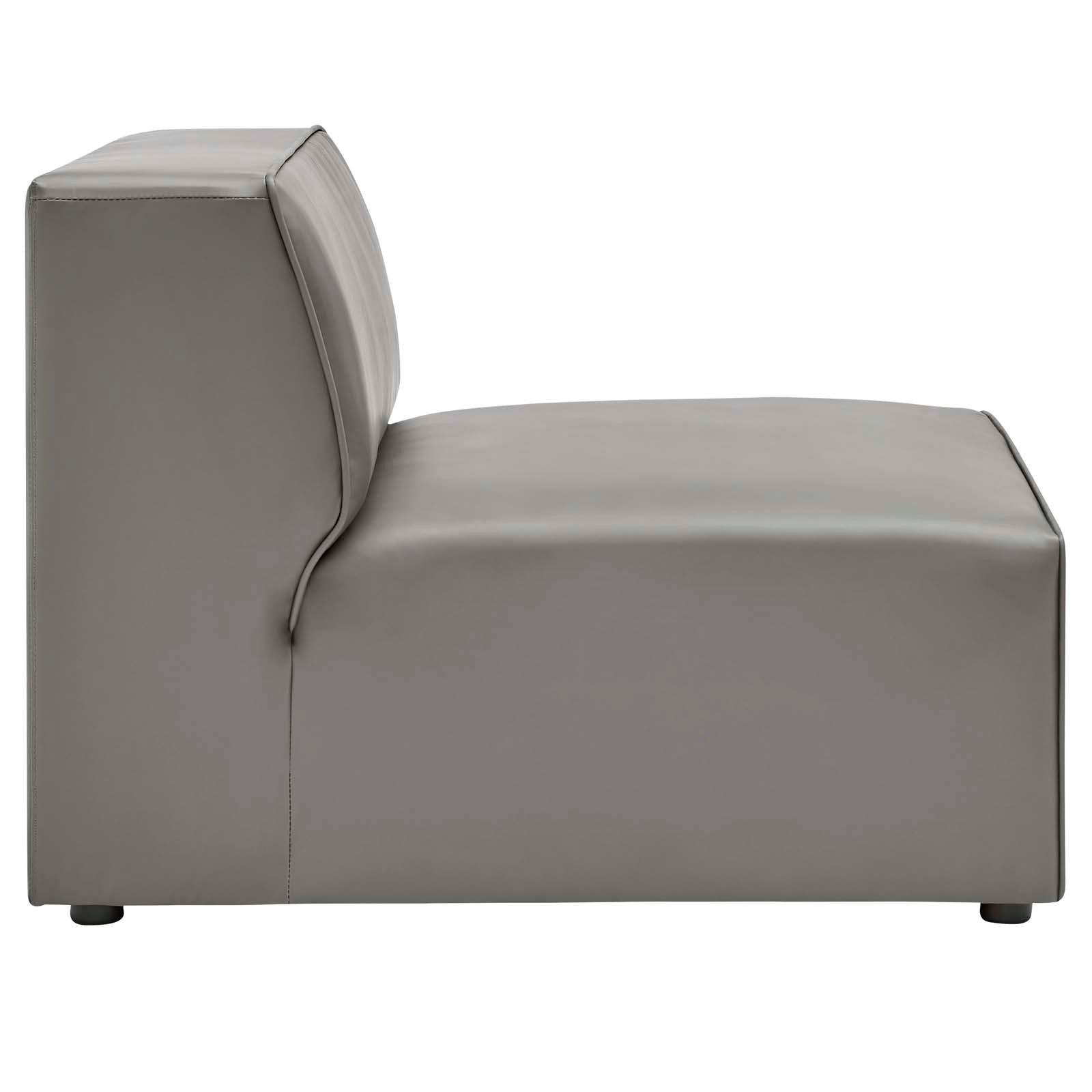 Modway Mingle Vegan Leather Sofa and Armchair Set FredCo