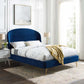 Modway Mira Upholstered Performance Velvet Queen Platform Bed FredCo
