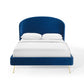 Modway Mira Upholstered Performance Velvet Queen Platform Bed FredCo