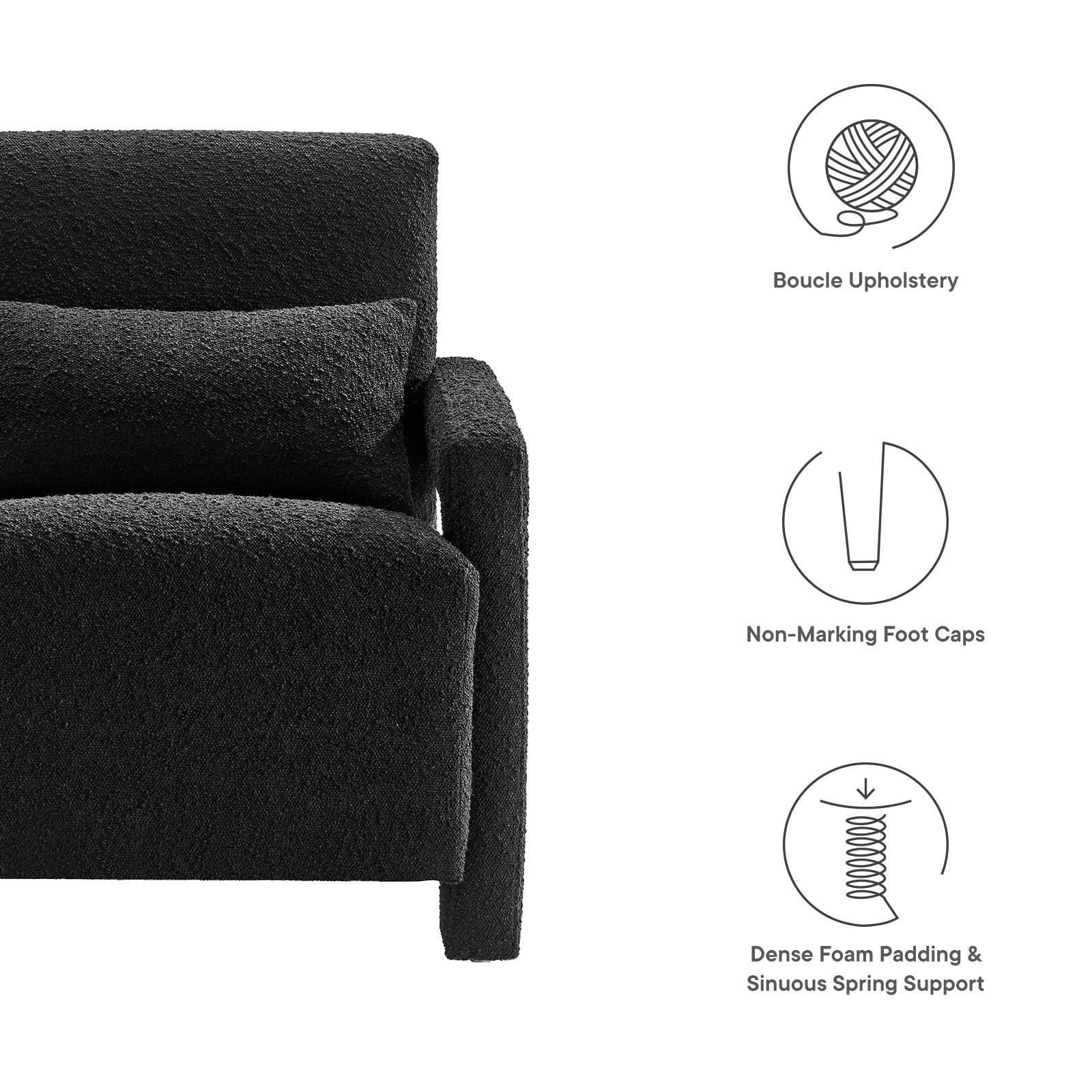 Modway Mirage Boucle Upholstered Armchair, EEI-6475 FredCo