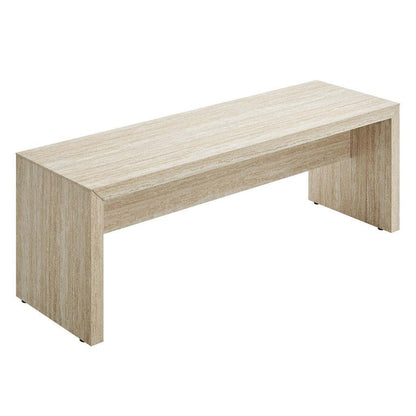 Modway Mirella 53.5” Faux Travertine Bench FredCo
