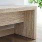 Modway Mirella 62" Faux Travertine Long Bench FredCo