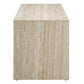 Modway Mirella 62" Faux Travertine Long Bench FredCo