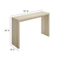 Modway Mirella Faux Travertine Console Table FredCo