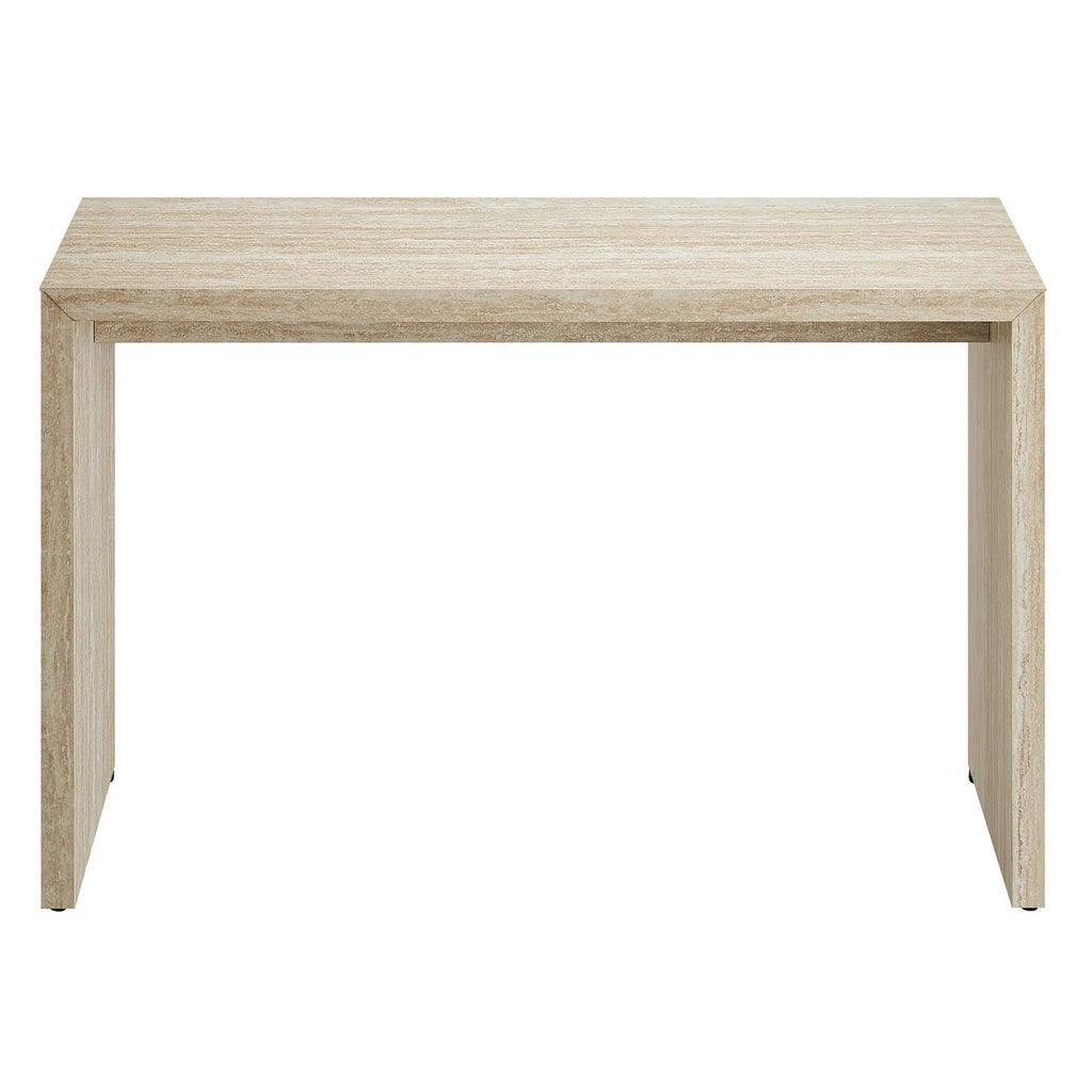 Modway Mirella Faux Travertine Console Table FredCo