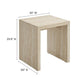 Modway Mirella Faux Travertine Side Table FredCo