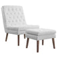 Modway Modify Upholstered Lounge Chair and Ottoman FredCo