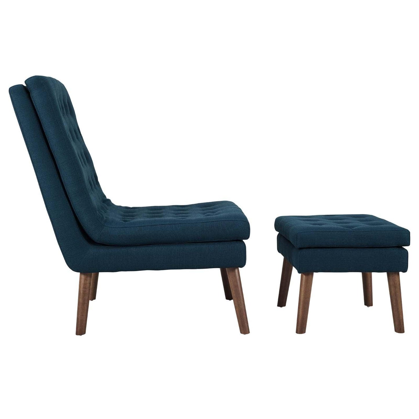 Modway Modify Upholstered Lounge Chair and Ottoman FredCo