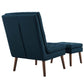 Modway Modify Upholstered Lounge Chair and Ottoman FredCo